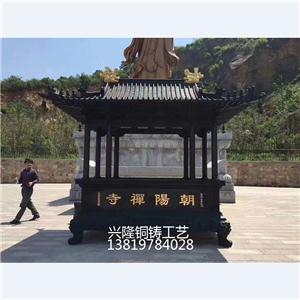 朝陽禪寺長方龍柱香爐廠家定制